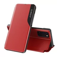 Etui i futerały do telefonów - Eco Leather View Case elegancki futerał etui z klapką i funkcją podstawki Samsung Galaxy A72 4G czerwony - miniaturka - grafika 1