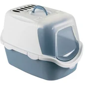 Kuwety dla kotów - Zolux Toaleta CATHY Easy Clean z filtrem kol. niebieski (590002BAC) - miniaturka - grafika 1