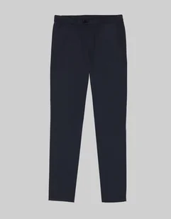 spodnie altino granatowy slim fit - Spodnie męskie - miniaturka - grafika 1
