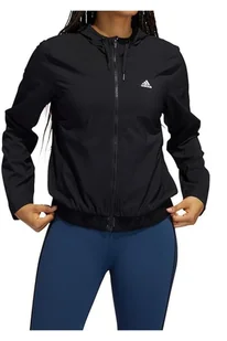 Kurtka damska Adidas Branded Layer czarna wiatrówka z kapturem-S - Kurtki damskie - miniaturka - grafika 1