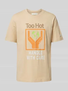 T-shirt z detalami z logo - Koszulki męskie - miniaturka - grafika 1