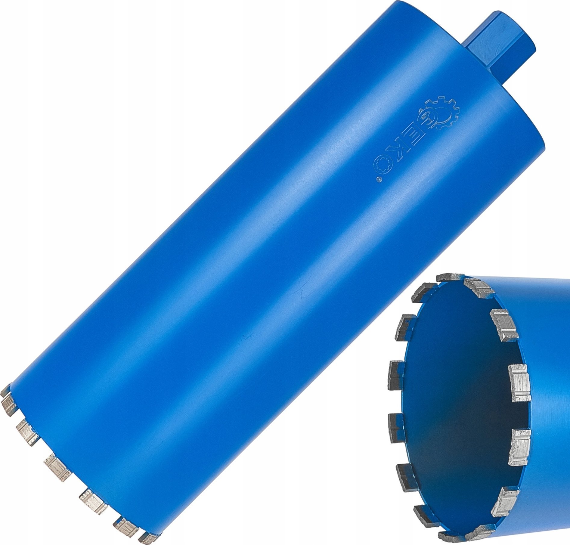 Geko Wiertło diamentowe koronowe do wiertnicy na sucho i mokro 162x10x450mm 14T 1.1/4