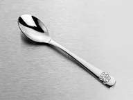 Sztućce dla dzieci - Łyżeczka dziecięca 13,1 cm Amefa - TEDDY BEAR polerowane - miniaturka - grafika 1