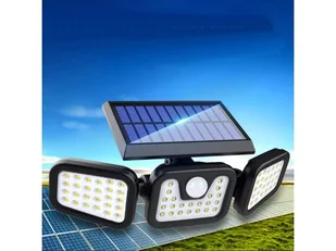 Lampa Solarna Led 3W1 Czujnik Zmierzchu 3 Strony - Pozostałe akcesoria do telefonów - miniaturka - grafika 1