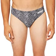 Kąpielówki męskie - ARENA Męski M Kikko Brief Swim Trunks, Black Multi Black, 5 PL - miniaturka - grafika 1