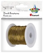 Dekoratorstwo - Hasta Ozdoba dekoracyjna Drut 0.45mmx30m Zlo 339369 Pbh - miniaturka - grafika 1