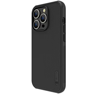 Nillkin Super Frosted Shield Pro etui iPhone 14 Pro pokrowiec na tył plecki czarny - Etui i futerały do telefonów - miniaturka - grafika 2