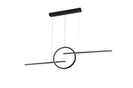 Lampy sufitowe - Wisząca lampa pierścieniowa Lauren AZ5257 LED 38W czarna - miniaturka - grafika 1