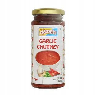 Pasta czosnkowa Garlic Chutney Ashoka 250g - Pasztet i przetwory mięsne - miniaturka - grafika 1