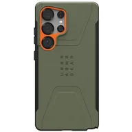 Etui i futerały do telefonów - Etui UAG Civilian Pro do Samsung Galaxy S25 Ultra Zielono-pomarańczowy - miniaturka - grafika 1