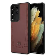 Etui i futerały do telefonów - Mercedes Urban Line etui na Samsung Galaxy S21 Ultra czerwone Mer006526 - miniaturka - grafika 1