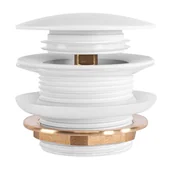 Wanny - Rea Korek wannowy uniwersalny Klik-Klak Rea Biały - miniaturka - grafika 1