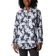 Koszulki i topy damskie - Columbia Damska koszulka turystyczna Camp Henry II Tunic, z motywem nocnym Lakeshore Floral, rozmiar XS - miniaturka - grafika 1