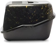 Kuwety dla kotów - Kuweta NESTOR Marble black gold - miniaturka - grafika 1