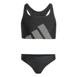 Zestaw bikini dla dzieci z dużym logo i tyłem typu C-back - Stroje kąpielowe dla dziewczynek - miniaturka - grafika 1