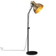 Lampy stojące - vidaXL Lampa stojąca, 25 W, antyczny mosiądz, 30x30x90-150 cm, E27 - miniaturka - grafika 1