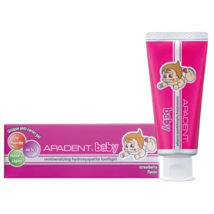 Żel Na Ząbkowanie Dla Dzieci Apadent Baby 55g Bez SLS I Bez Fluoru Japońska, , MKJ55N, [kolor] - Pasty do zębów - miniaturka - grafika 1