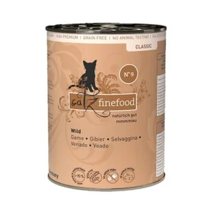 Catz finefood mokra karma dla kota Classic Adult Nr 9 Dziczyzna 6x400 g - Mokra karma dla kotów - miniaturka - grafika 1
