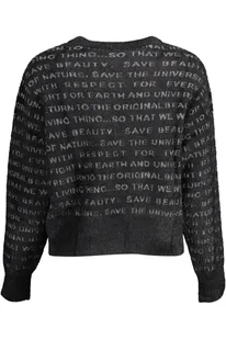 DESIGUAL SWETER DAMSKI CZARNY - Swetry damskie - miniaturka - grafika 2
