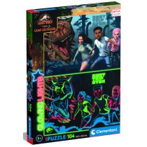 Puzzle 104 Glowing Jurassic World - Puzzle - miniaturka - grafika 1