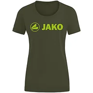 Koszulki i topy damskie - JAKO Promo T-Shirt damski khaki/zielony neonowy 34 - miniaturka - grafika 1
