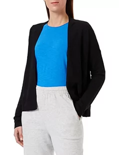 s.Oliver BLACK LABEL Damski kardigan z dzianiny ze wzorem, czarny, 32 - Swetry damskie - miniaturka - grafika 1