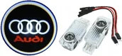 Akcesoria tuningowe - Logo Led Lampki x2 Drzwi Audi A3 8L 8P A7 Q3 Q5 Q7 Tt A4 B6 B7 A6 C5 C6 C7 - miniaturka - grafika 1