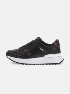 Damskie Sneakersy Vinsa2 Guess Czarny 38 FLPVN2 PEL12 Black - Sneakersy damskie - miniaturka - grafika 1