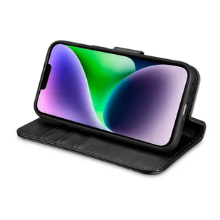 iCarer Wallet Case 2in1 etui iPhone 14 skórzany pokrowiec z klapką Anti-RFID czarny (WMI14220725-BK) - Etui i futerały do telefonów - miniaturka - grafika 10