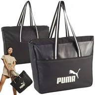 Torby męskie - TORBA NA RAMIĘ PUMA SPORTOWA MATERIAŁOWA TOREBKA MIEJSKA POJEMNA SHOPPER - miniaturka - grafika 1