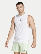 Koszulki sportowe męskie - adidas Koszulka techniczna Designed for Training IS3795 Biały Regular Fit - miniaturka - grafika 1