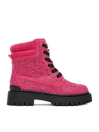 Buty dla dziewczynek - Juicy Couture Trapery EO-CS6590-01 Różowy - miniaturka - grafika 1