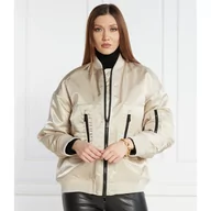 Kurtki damskie - Pinko Satynowa kurtka bomber | Regular Fit - miniaturka - grafika 1