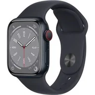 Smartwatch - Apple Watch 8 GPS + Cellular 45mm Czarny - miniaturka - grafika 1