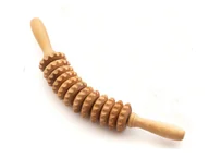 Akcesoria do masażu - Wałek do masażu, antycellulitowy, drewniany, masażer, maderoterapia cellulitis - miniaturka - grafika 1