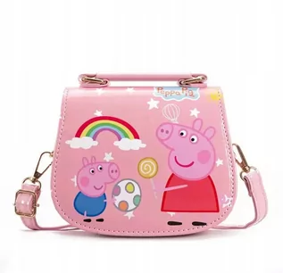 Torebki damskie - PEPPA świnka Peppa pig torebka dla dziewczynki róż - grafika 1