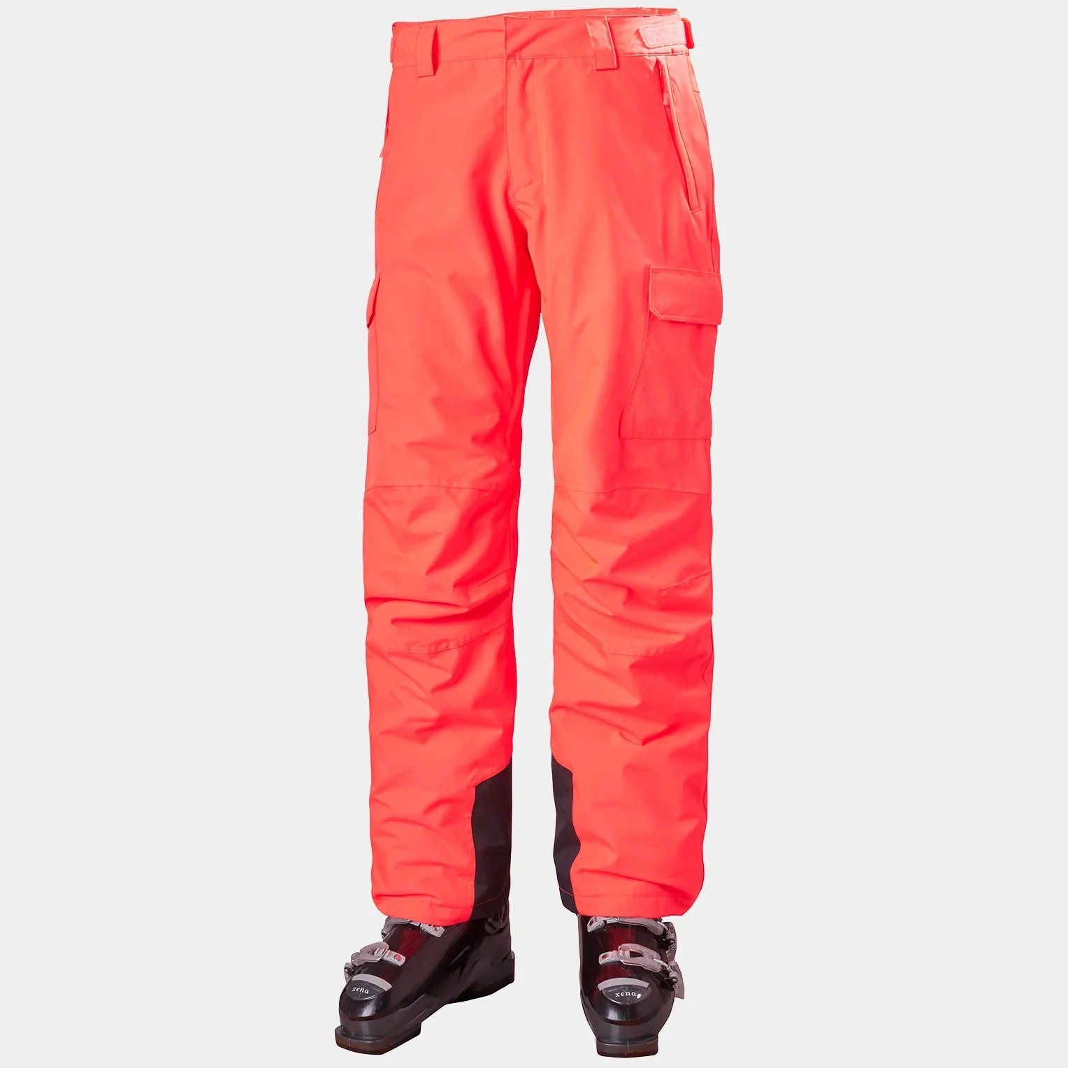Spodnie Damskie Helly Hansen Narciarskie Cargo Bojówki Neon Coral M Mega!
