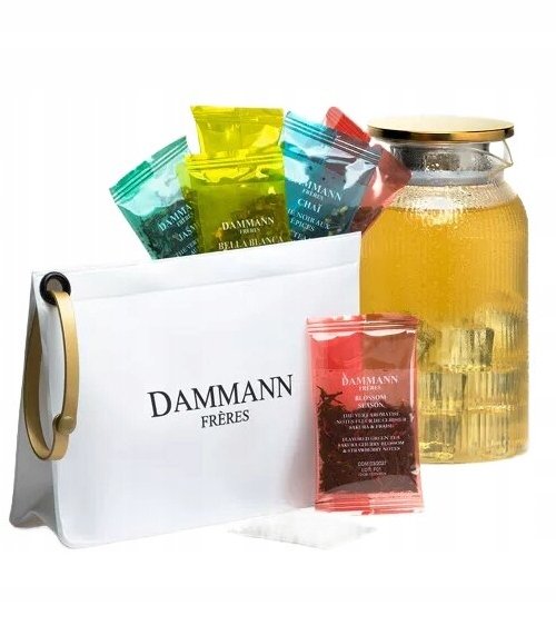 Herbata liściasta w saszetkach na zimno Dammann Sunshine Zestaw 16x5g