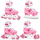 Rolki - Rolko-Wrotki 4w1 Raven Balloon Pink 29-32 - miniaturka - grafika 1
