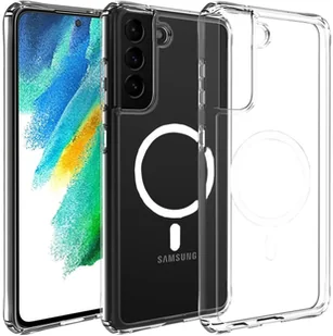 Etui Przezroczyste Magsafe do Samsung Galaxy S21+ Plus, Bezbarwne - Etui i futerały do telefonów - miniaturka - grafika 1