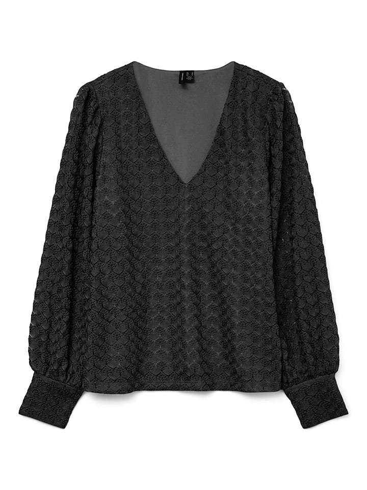Vero Moda Bluzka w kolorze czarnym