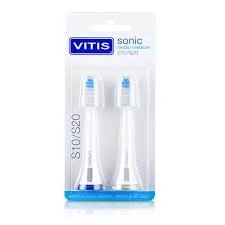 Dentaid VITIS Sonic MEDIUM - końcówki do szczoteczki sonicznej VITIS, średniej twardości - 2szt. - Końcówki do szczoteczek elektrycznych - miniaturka - grafika 1