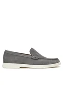 Mokasyny męskie - BOSS Mokasyny Sienne 50543083 Szary - miniaturka - grafika 1
