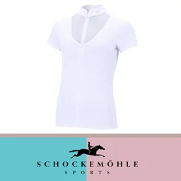 Schockemohle Koszulka konkursowa SPAnita Style SS25 - white - Koszulki jeździeckie - miniaturka - grafika 1