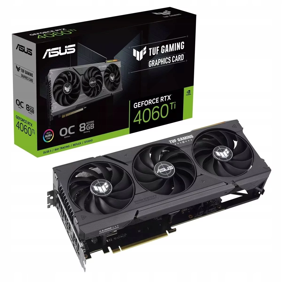 ASUS GeForce RTX 4060 Ti TUF Gaming OC 8G GDDR6 TUF-RTX4060TI-O8G-GAMING