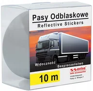 Akcesoria tuningowe - Folia Taśma Konturowa Odblaskowa Tir 5cmx10m Biała - miniaturka - grafika 1