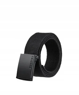 Pasek Męski Do Spodni Materiałowy Parciany Puccini Czarny Pamn21 1 - Paski - miniaturka - grafika 1