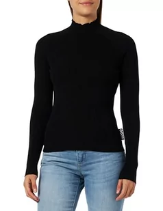 HUGO Sweter damski Soteller Knitted, czarny (Black1), XXL - Swetry damskie - miniaturka - grafika 1