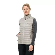 Kamizelki damskie - Damska kamizelka puchowa Jack Wolfskin PILVI DOWN VEST W dove - S - miniaturka - grafika 1