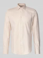 Koszule męskie - Koszula biznesowa o kroju slim fit z listwą guzikową - miniaturka - grafika 1